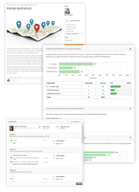 elearning, baza wiedzy, artykuł, testy wiedzy